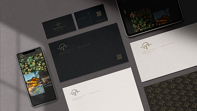 Altamira Stationery brand branding design graphic design interaction logo logo inspired logotipo luxury marketing papeleria real state residential stationery