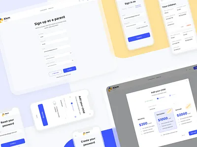 Registration Flow | Sign Up Form account app application create account dashboard education form learning log out login platform register registration sign sign in sign up ui ui ux web