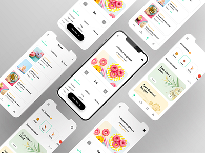 Recipe App app clean clear colorful design food illustration mansoorcreative minimal minimal design minimalist app modern ordering app product design recipe ui ui design ux ux strategy white space