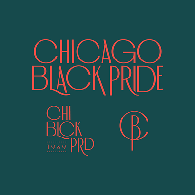 Chicago Black Pride black pride brand brand design branding chicago design graphic design logo logo design logo designer logomark logotype monogram pride
