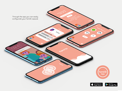 UX/UI - Familit App app design design experience interface product design user experience uxui