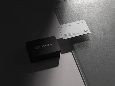 Supernova Bussines Card black and white brand branding business card card design graphic design mockup mockup cloud mockups