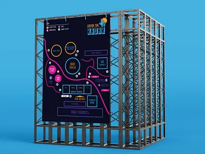 Map Design for Festival bold branding bright colorful design graphic design indesign map map design music festival retro