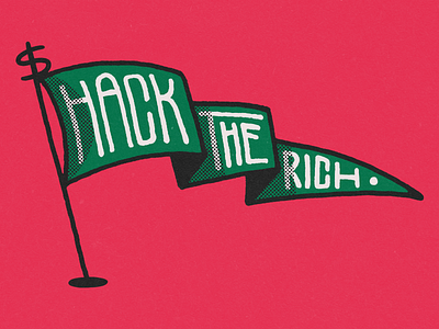 STATEMENT 002 bitcoin digital dollar eat the rich flag hack the rich hacker illustration internet millionarie money photoshop rich statement tax the rich wacom