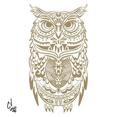 Owl Design animal design graphic design illustration nature owl symmetry