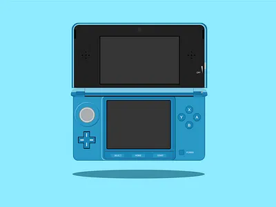 Nintendo 3DS 3d 3ds 3ds handheld adobe illustrator design ds flatdesign gameboy gaming gaming handheld handheld illustration nds nintendo nintendo 3ds nintendo ds nintendo handheld wacom cintiq