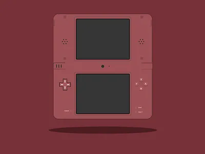 Nintendo DSi XL 3ds adobe illustrator design ds dsi xl flatdesign gameboy gaming handheld illustration nds nintendo nintendo 3ds nintendo ds nintendo dsi nintendo dsi xl nintendo handheld wacom cintiq