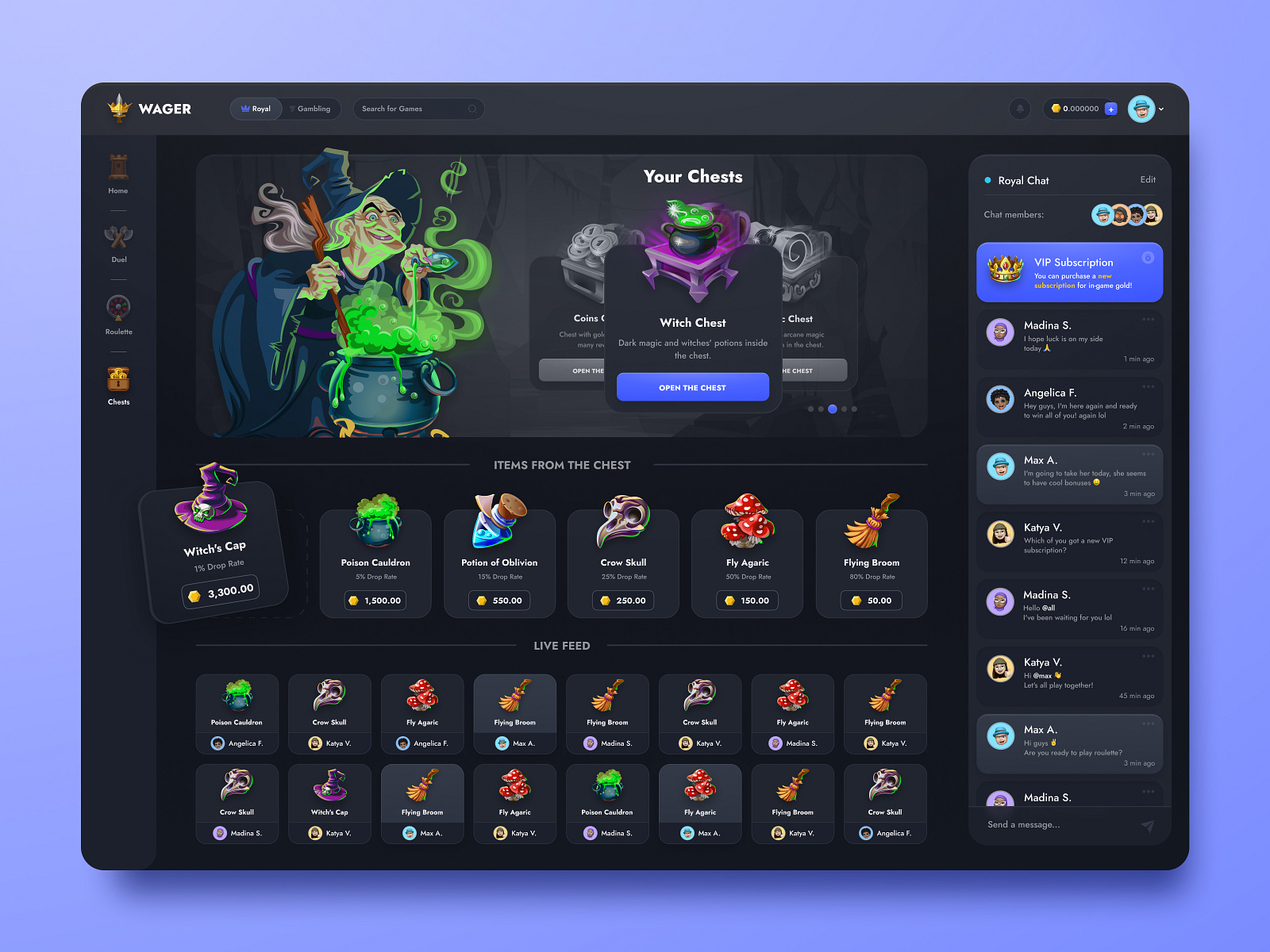 Wager Your chests by Lev Modeon for Neomodeon Studio on Dribbble