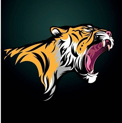 Tiger illustration design graphic design illustration tiger vector vector tiger