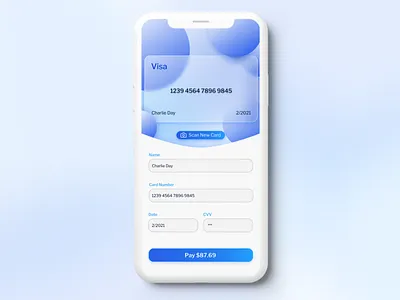 DAILY UI DAY 002 - CREDIT CARD CHECKOUT app design ui ux