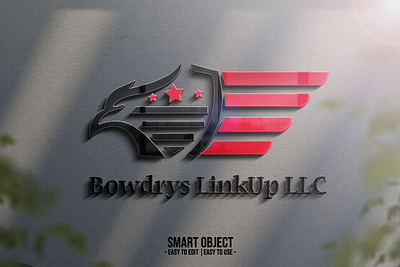 Bowdrys LinkUp LL LOGO branding browdery design graphic design logo logotype motion graphics projets vector