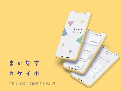 まいなす家計簿 - Minus Kakeibo - iOS App app appdevelop design ios ui ux xcode