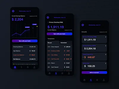 Column app design ui