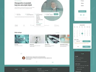 Dental web and appointment reservations appointment branding dental dentist design health iconography minimal redesign reservations reserve responsive teeth typography website