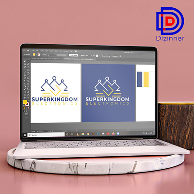 Superkingdom Electronics logo art artist brand identity branding corporate identity dailyshot design designer follow graphic design graphic designers hire me illustration logo logo design logo designer logos shots vector illustration web designers