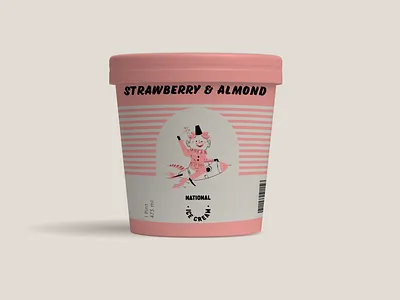 National Ice Cream branding package design packaging