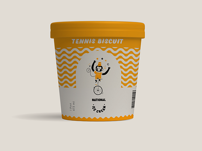 National Ice Cream branding packaging