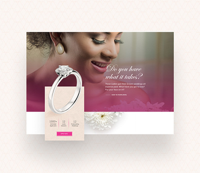 WBIN - Online Wedding Reality TV Show africa bride creative design design studio elegant figma figmaafrica graphic design lagos landing page minimal nigeria nigerian ui uiux user experience web design website wedding