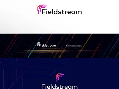 Logo concept for photon colliding company branding design logo vector