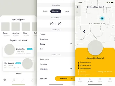 Food Delivery App appfood delivery appui kits food delivery