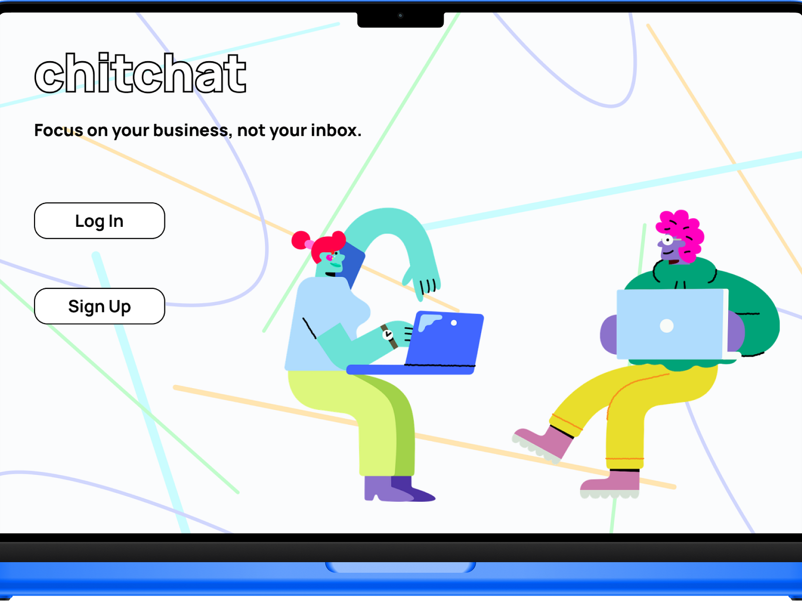 Email Client Capstone Project: chitchat by Gretchen Glaeser on Dribbble