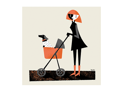 Hello October graphic design illustration