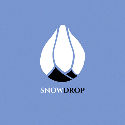 Ski Mountain Logo : Snowdrop branding dailylogochallenge design graphic design illustration logo logodesign