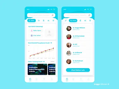 UI Design for Vaccine Apps graphic design ui uiux uiuxdesigner