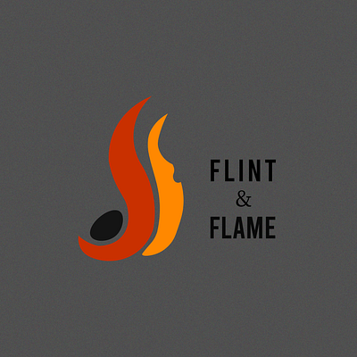 Firewood Company Flint & Flame logo branding dailylogochallenge design fire logo flame logo graphic design illustration logo logodesign vector