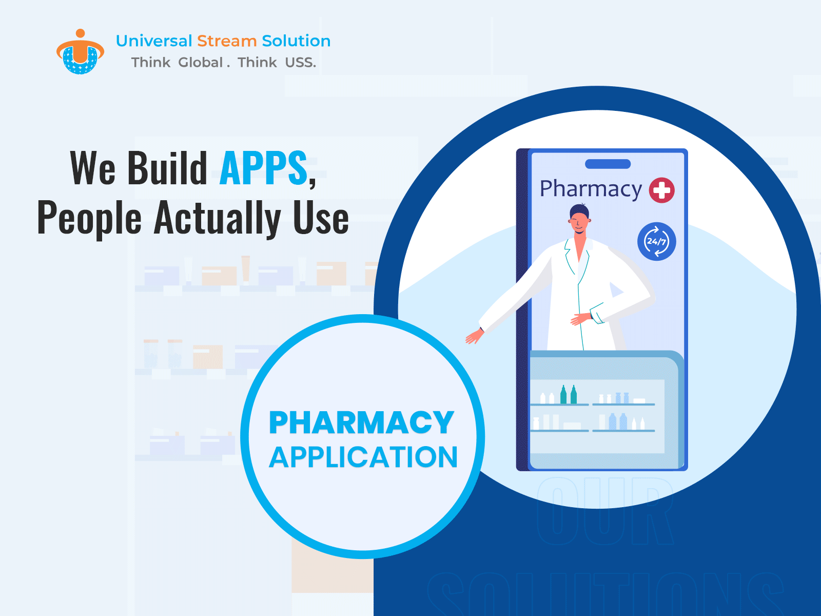 We Build Apps, People Actually Use app development branding dating app grocery app healthcare app laundry app mobile app pharmacy app start up taxi app uiux ussllc