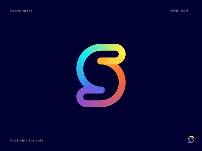 S Logo Concept abstract logo beautiful logo blue colorful design colorful logo gradient green lettermark logo logodesign logomark minimal logo modern logo orange s s logo simple logo symbol vivid color yellow