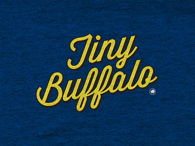 retro design graphic design inspired retro script tiny buffalo typography vector vintage