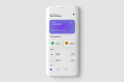 Finance Mobile App UI