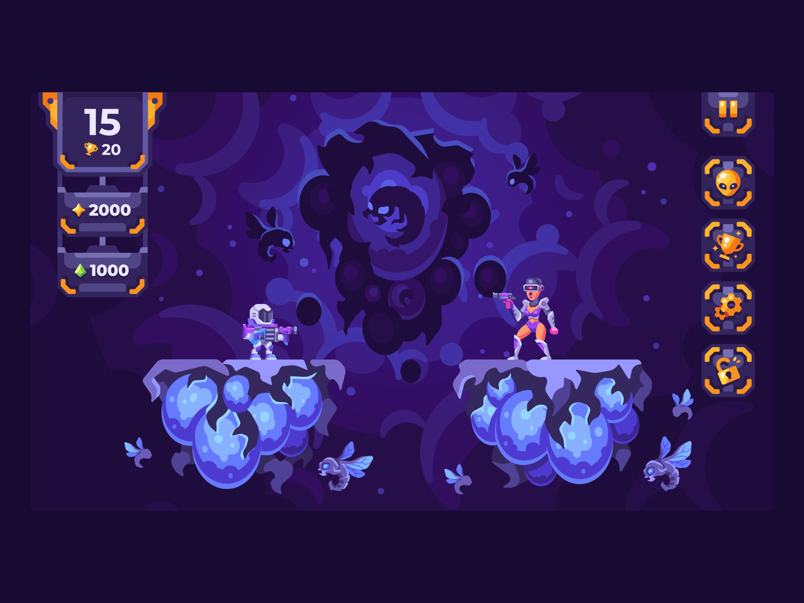 Bounce in Space 3 - screenshots animation background game illustration screenshot space vector