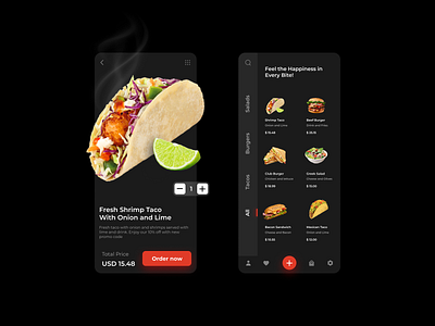 Food Order branding burger food graphic design logo menu order taco ui ux