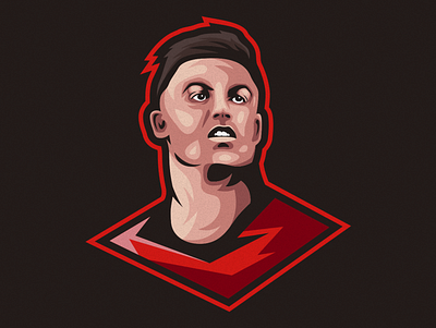 ronaldo animation brand branding design forsale graphic design illustration logo motion graphics ronaldo sport vector