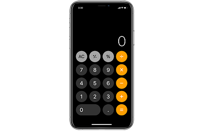 Attempted to design an Apple calculator apple calculator dailyui design figma typography ui uidesign