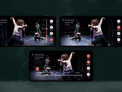 TANZ Online Dance Academy - Saved Class academy app branding class classes contemporary dance dancer dancing elegant learning mirror online section speed teaching ui video