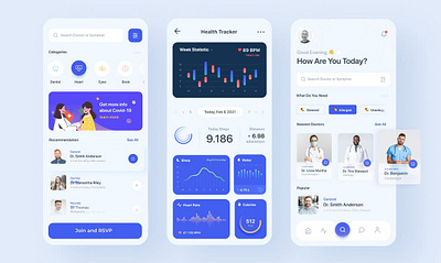 Medical & Health Tracker Mobile App app design design mobile app design ui ux design ui design ui ux uiux design ux design