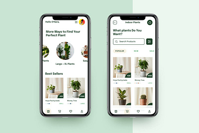 Plant Shop E-Commerce Mobile App app design design mobile app design ui ux design ui design ui ux uiux design ux design