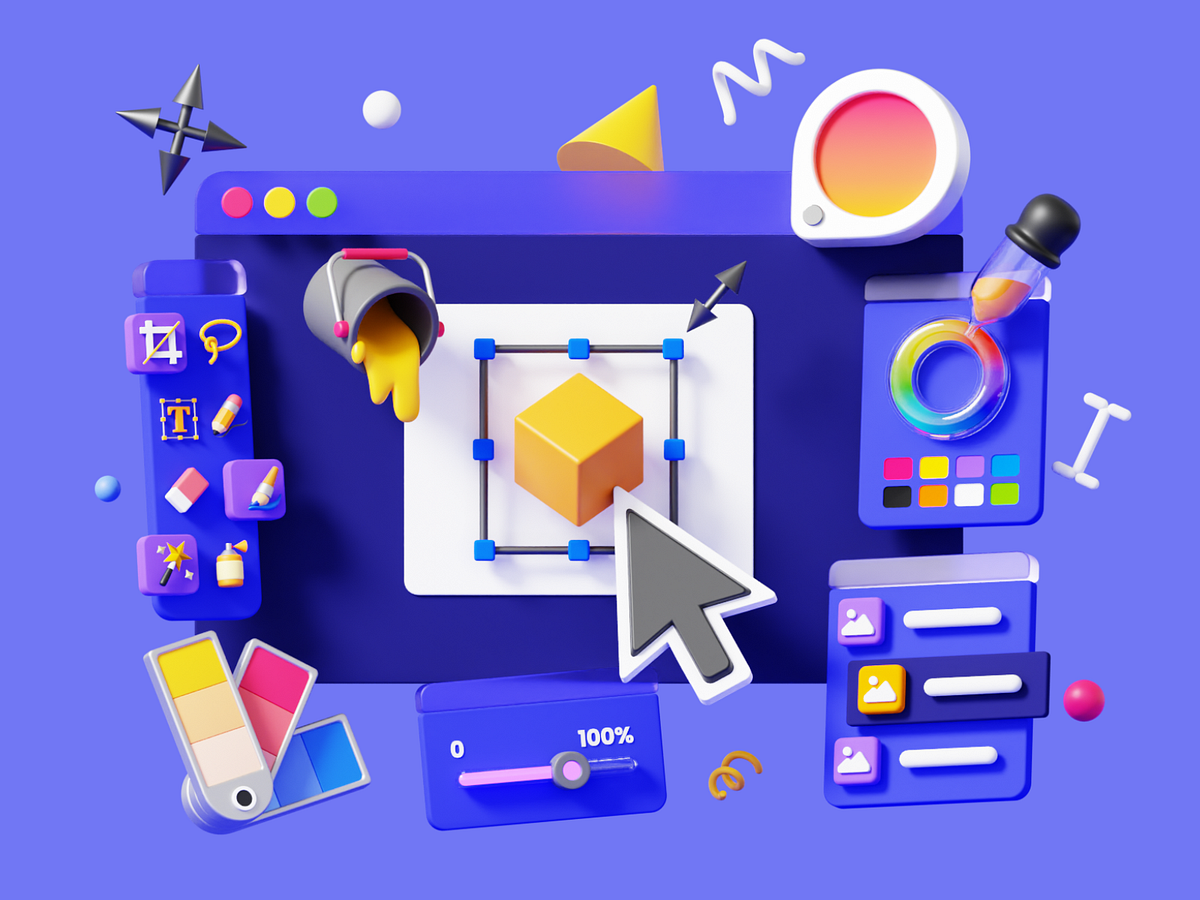 3D Graphic Design Tools by M Wildan Cahya Syarief for Orizon UI/UX
