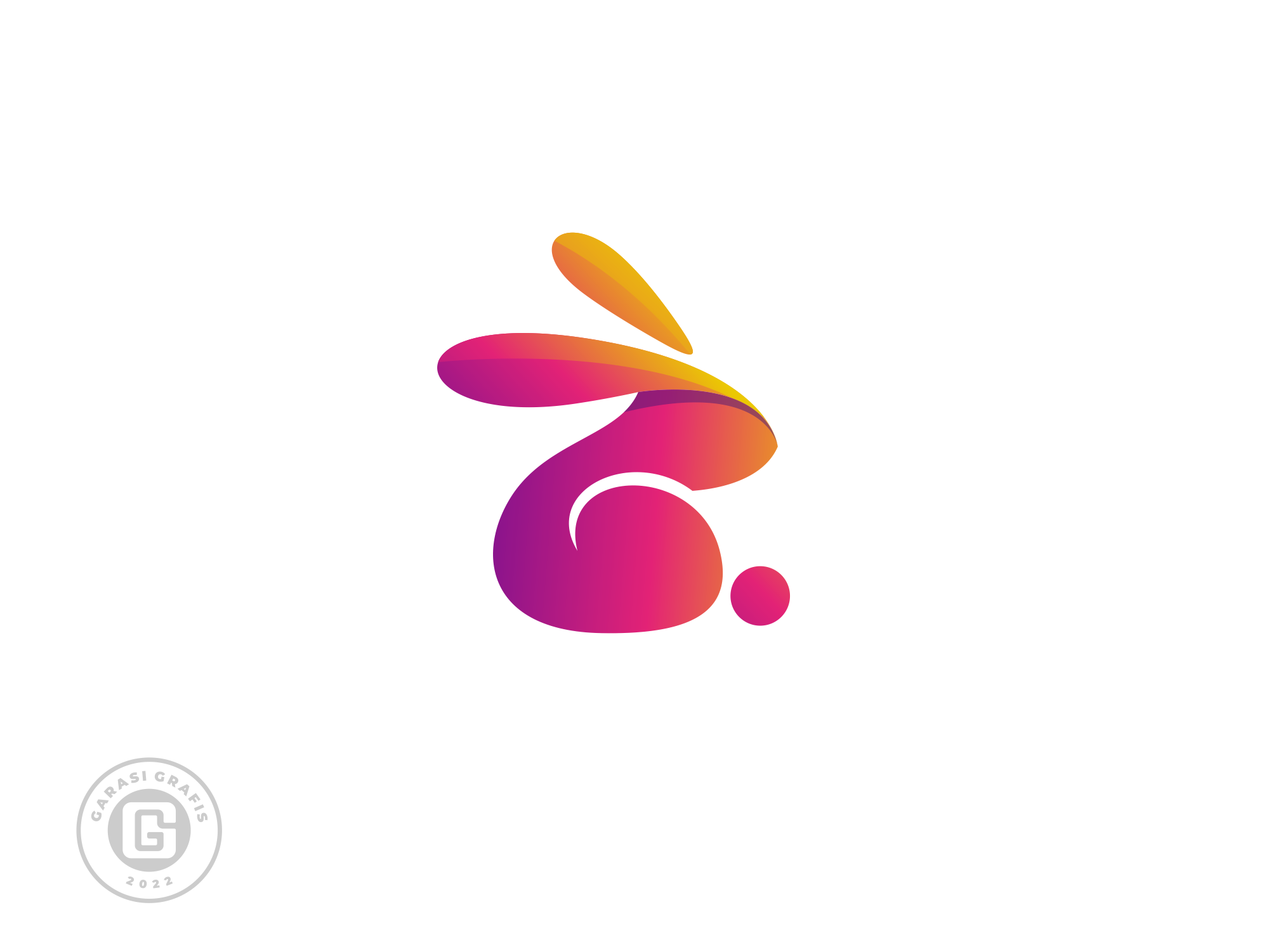 Example of Negative Space Character Logo Design