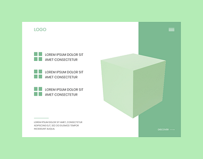 Green Cube | Goliath design ui web design