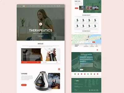 HPORx Landing Page dailyui ecommerce ecommercedesign landingpagedesign uiux uiuxdesigns website websitedesign