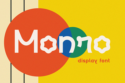 Monro – Quirky Display Typeface bold font freak quirky retro typeface vintage