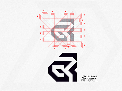 GR Logo Design. abstract brand identity branding business company design fashion gr icon initials logo logo design logotype minimal modern monogram r rg symbol vector