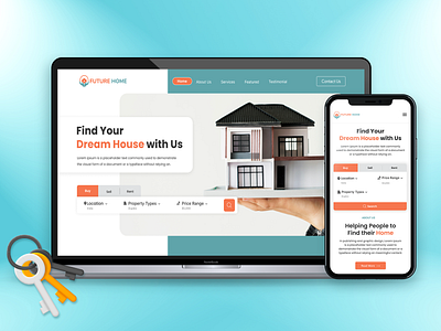 Real Estate - Buy-Sell Landing Page biztech biztechcs design mobile app mobile app design uidesign ux uxdesign