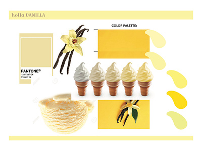 Branding Design/ CIS design for Holla Vanilla branding design design graphic design illustration logo sketching