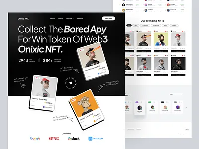 NFT Marketplace Website crypto mint and burn nft nft marketplace nft mint page nft ui nft web nft website web design web3 website design