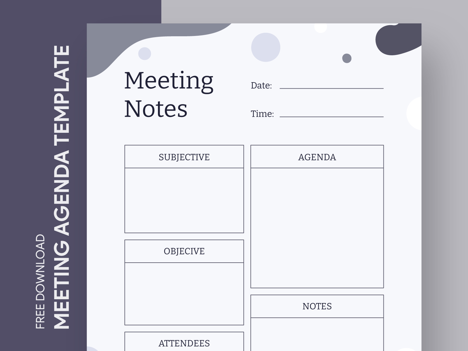 free meeting agenda template download